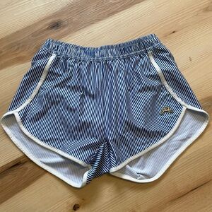 Tracksmith blue stripe shorts xs excellent